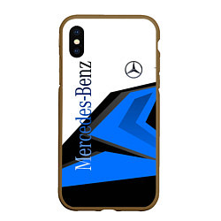 Чехол iPhone XS Max матовый Mercedes-Benz