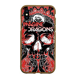 Чехол iPhone XS Max матовый Imagine Dragons