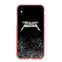 Чехол iPhone XS Max матовый Металлика Metallica, цвет: 3D-баблгам