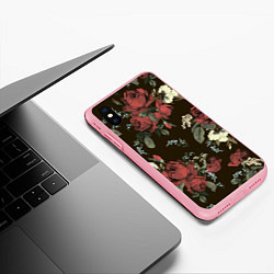 Чехол iPhone XS Max матовый Букет роз, цвет: 3D-баблгам — фото 2