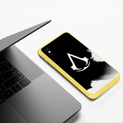 Чехол iPhone XS Max матовый ASSASSINS CREED, цвет: 3D-желтый — фото 2