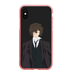 Чехол iPhone XS Max матовый Osamu Dazai, цвет: 3D-баблгам