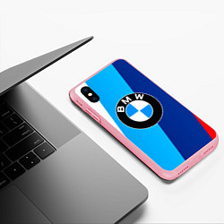 Чехол iPhone XS Max матовый BMW, цвет: 3D-баблгам — фото 2