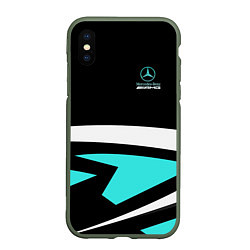 Чехол iPhone XS Max матовый Mercedes-AMG