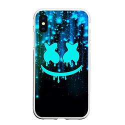 Чехол iPhone XS Max матовый Marshmello