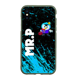 Чехол iPhone XS Max матовый BRAWL STARS MRP