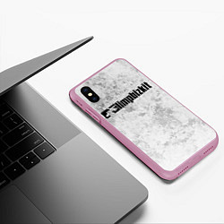 Чехол iPhone XS Max матовый LIMP BIZKIT, цвет: 3D-розовый — фото 2