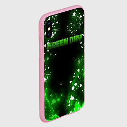 Чехол iPhone XS Max матовый GreenDay, цвет: 3D-розовый — фото 2