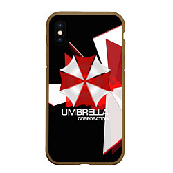 Чехол iPhone XS Max матовый UMBRELLA CORP