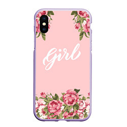 Чехол iPhone XS Max матовый Girl