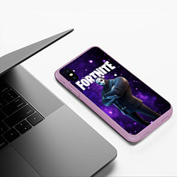 Чехол iPhone XS Max матовый Fortnite Henchman Shadow, цвет: 3D-сиреневый — фото 2