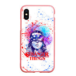 Чехол iPhone XS Max матовый STRANGER THINGS, цвет: 3D-баблгам