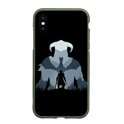 Чехол iPhone XS Max матовый THE ELDER SCROLLS