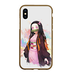 Чехол iPhone XS Max матовый KIMETSU NO YAIBA