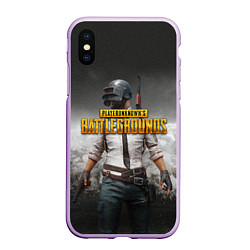 Чехол iPhone XS Max матовый PUBG