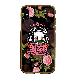 Чехол iPhone XS Max матовый KIMETSU NO YAIBA