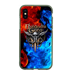 Чехол iPhone XS Max матовый BALDURS GATE