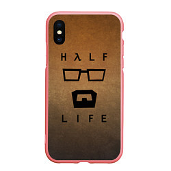 Чехол iPhone XS Max матовый HALF-LIFE, цвет: 3D-баблгам