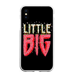 Чехол iPhone XS Max матовый Little Big, цвет: 3D-белый