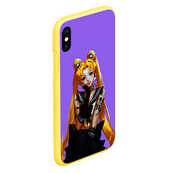 Чехол iPhone XS Max матовый SAILOR MOON, цвет: 3D-желтый — фото 2