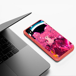 Чехол iPhone XS Max матовый ДОЧЬ ЛУНЫ, цвет: 3D-красный — фото 2