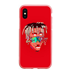 Чехол iPhone XS Max матовый Juice WRLD, цвет: 3D-баблгам