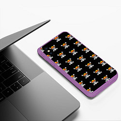 Чехол iPhone XS Max матовый One Piece, цвет: 3D-фиолетовый — фото 2