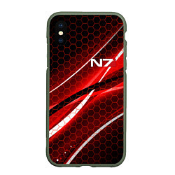 Чехол iPhone XS Max матовый MASS EFFECT N7