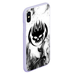 Чехол iPhone XS Max матовый THE OFFSPRING, цвет: 3D-светло-сиреневый — фото 2