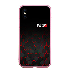 Чехол iPhone XS Max матовый MASS EFFECT N7