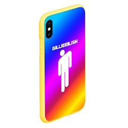 Чехол iPhone XS Max матовый BILLIE ELLISH 2020, цвет: 3D-желтый — фото 2