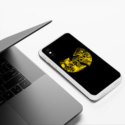 Чехол iPhone XS Max матовый Wu-Tang Clan, цвет: 3D-белый — фото 2