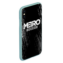 Чехол iPhone XS Max матовый METRO EXODUS, цвет: 3D-мятный — фото 2