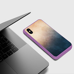 Чехол iPhone XS Max матовый Тана, цвет: 3D-фиолетовый — фото 2