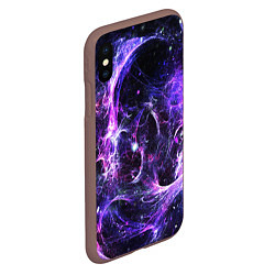 Чехол iPhone XS Max матовый SPACE, цвет: 3D-коричневый — фото 2