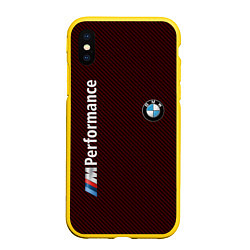 Чехол iPhone XS Max матовый BMW CARBON