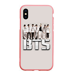 Чехол iPhone XS Max матовый BTS, цвет: 3D-баблгам