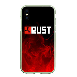 Чехол iPhone XS Max матовый RUST