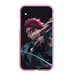 Чехол iPhone XS Max матовый KIMETSU NO YAIBA