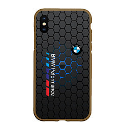 Чехол iPhone XS Max матовый BMW