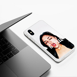 Чехол iPhone XS Max матовый Borsch, цвет: 3D-белый — фото 2
