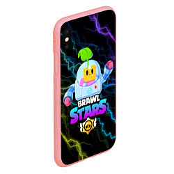 Чехол iPhone XS Max матовый BRAWL STARS SPROUT, цвет: 3D-баблгам — фото 2