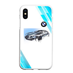 Чехол iPhone XS Max матовый BMW