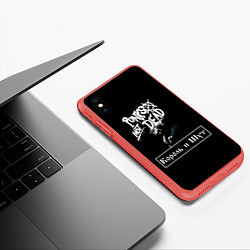Чехол iPhone XS Max матовый КИШ, цвет: 3D-красный — фото 2