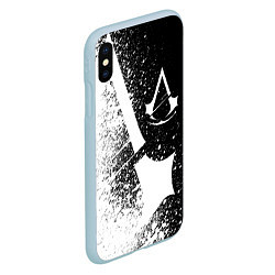 Чехол iPhone XS Max матовый Assassin’s Creed 03, цвет: 3D-голубой — фото 2