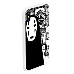 Чехол iPhone XS Max матовый No-Face Spirited Away Ghibli, цвет: 3D-белый — фото 2