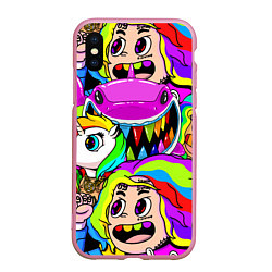 Чехол iPhone XS Max матовый 6IX9INE