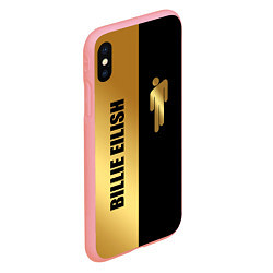 Чехол iPhone XS Max матовый Billie Eilish Gold, цвет: 3D-баблгам — фото 2