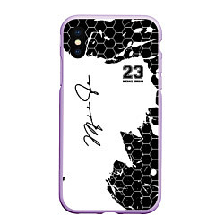 Чехол iPhone XS Max матовый Michael Jordan 23