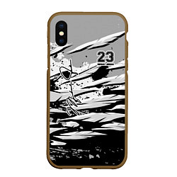 Чехол iPhone XS Max матовый Michael Jordan 23